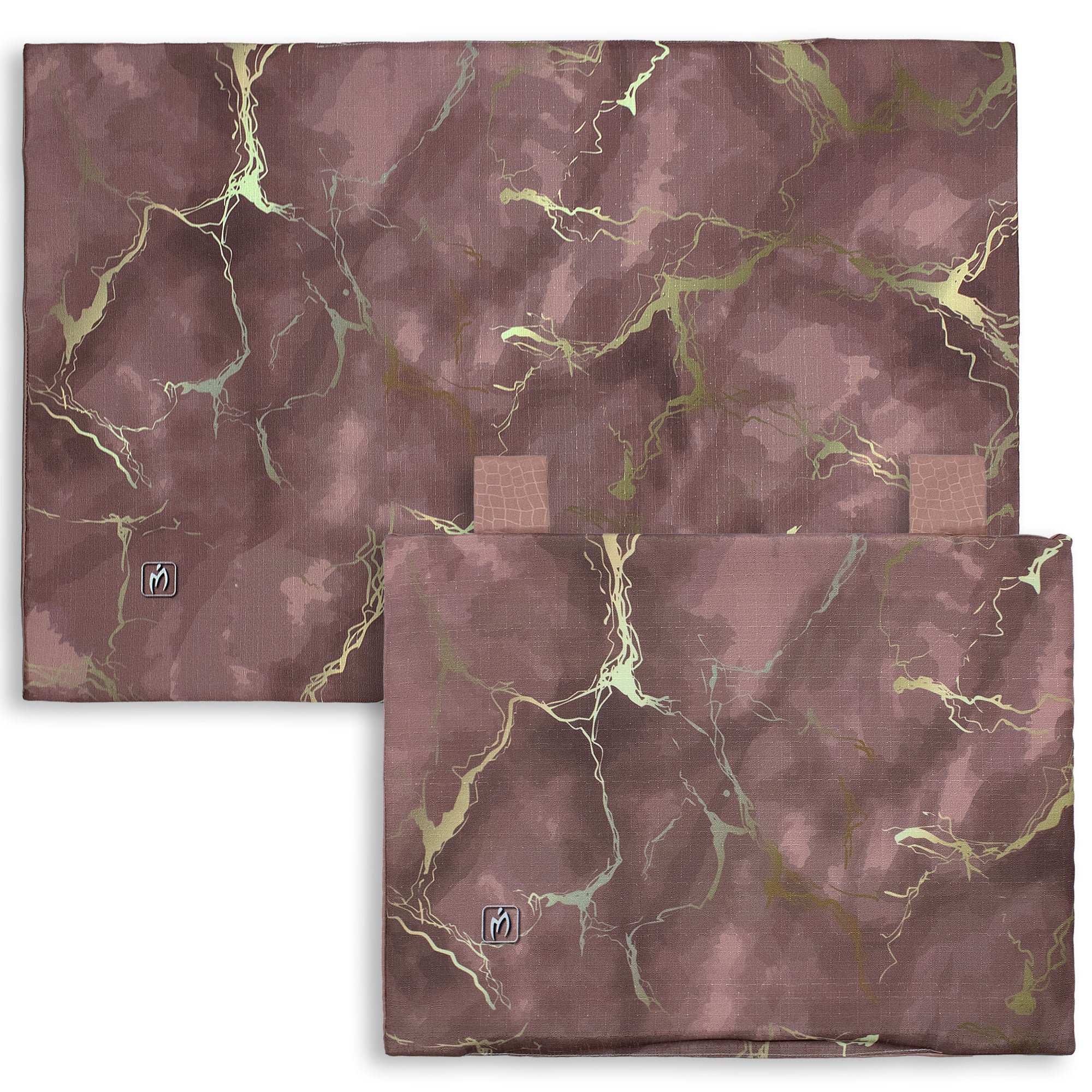 Coprifuochi Imbottito Effetto Marmo - 75x50 Cm Per Piano Cottura, Design Elegante Con Venature Oro - Foto 10