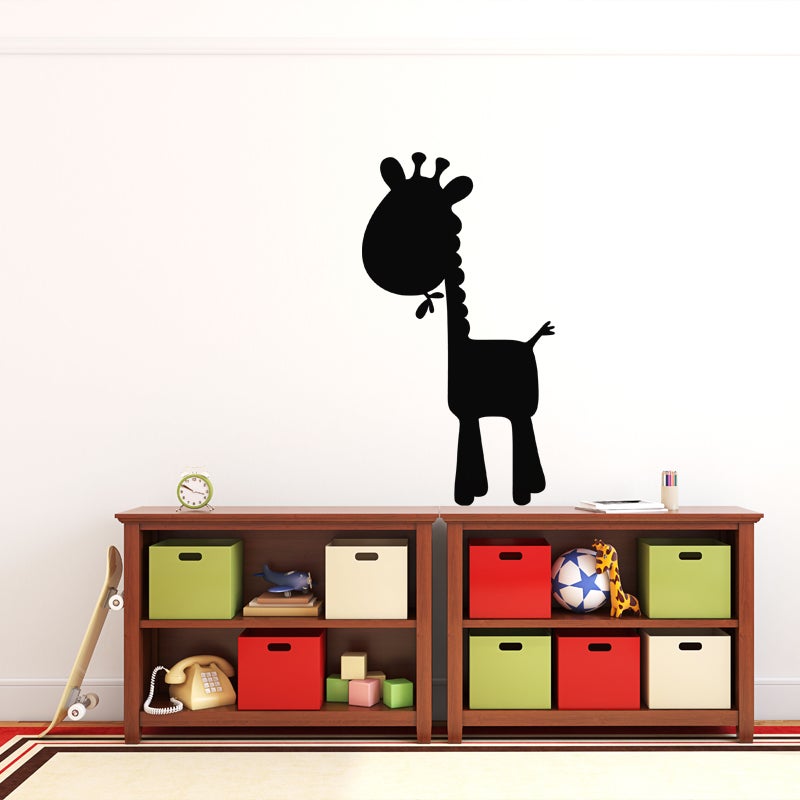 Adesivo ardesia Giraffa fumetto - Sticker adesivo - adesivi murali - 45x25cm - 3