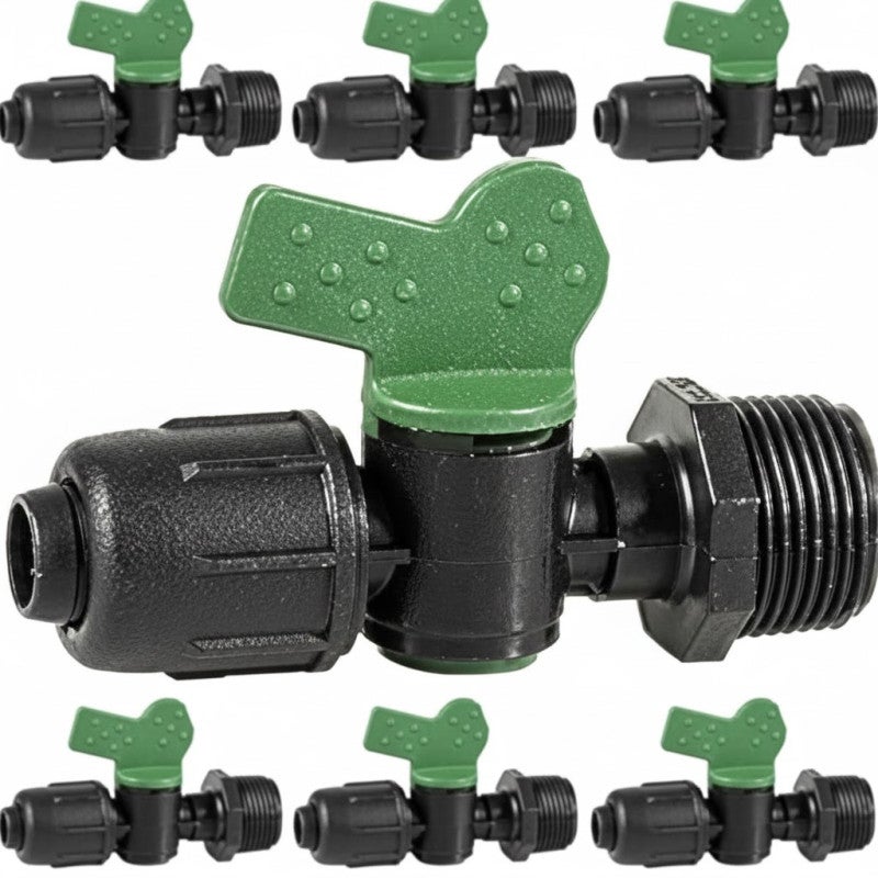 2 Pezzi Valvola Compatta Per Ala Gocciolante Irritec - 16 X 3/4 M Per Irrigazione A Goccia