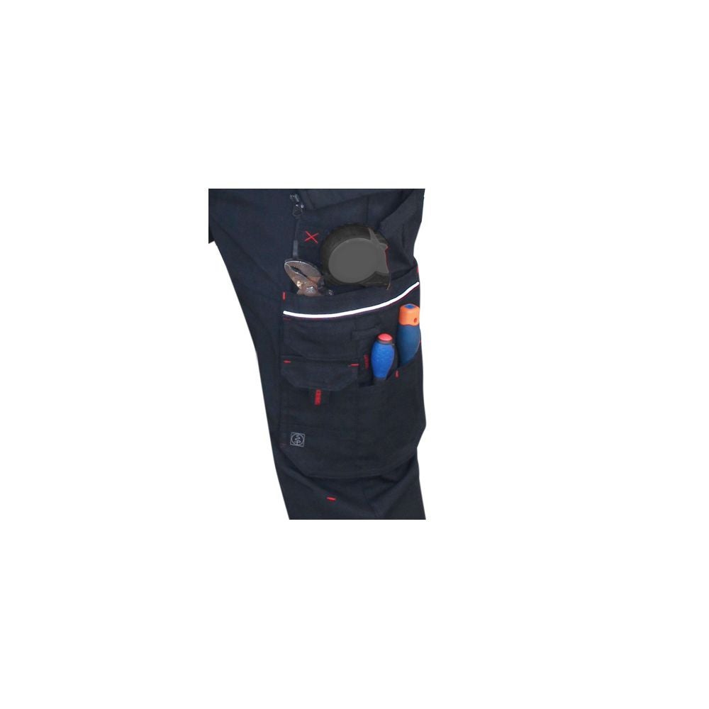 Pantalon de travail Multipoches LMA extensible Basalte Noir 42 - 4