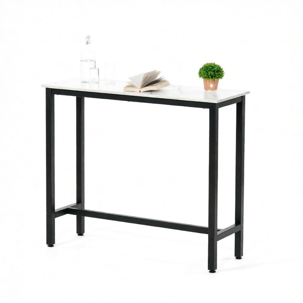 Table de bar moderne, table haute, table à manger compacte, table ...