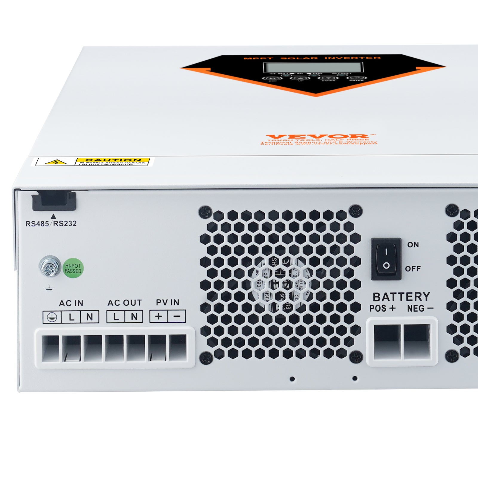 5500W onduleur solaire hybride, onde sinusoïdale pure hors réseau, 230V AC, contrôleur de charge solaire MPPT 100A intégré, charge hybride SucceBuy - 9