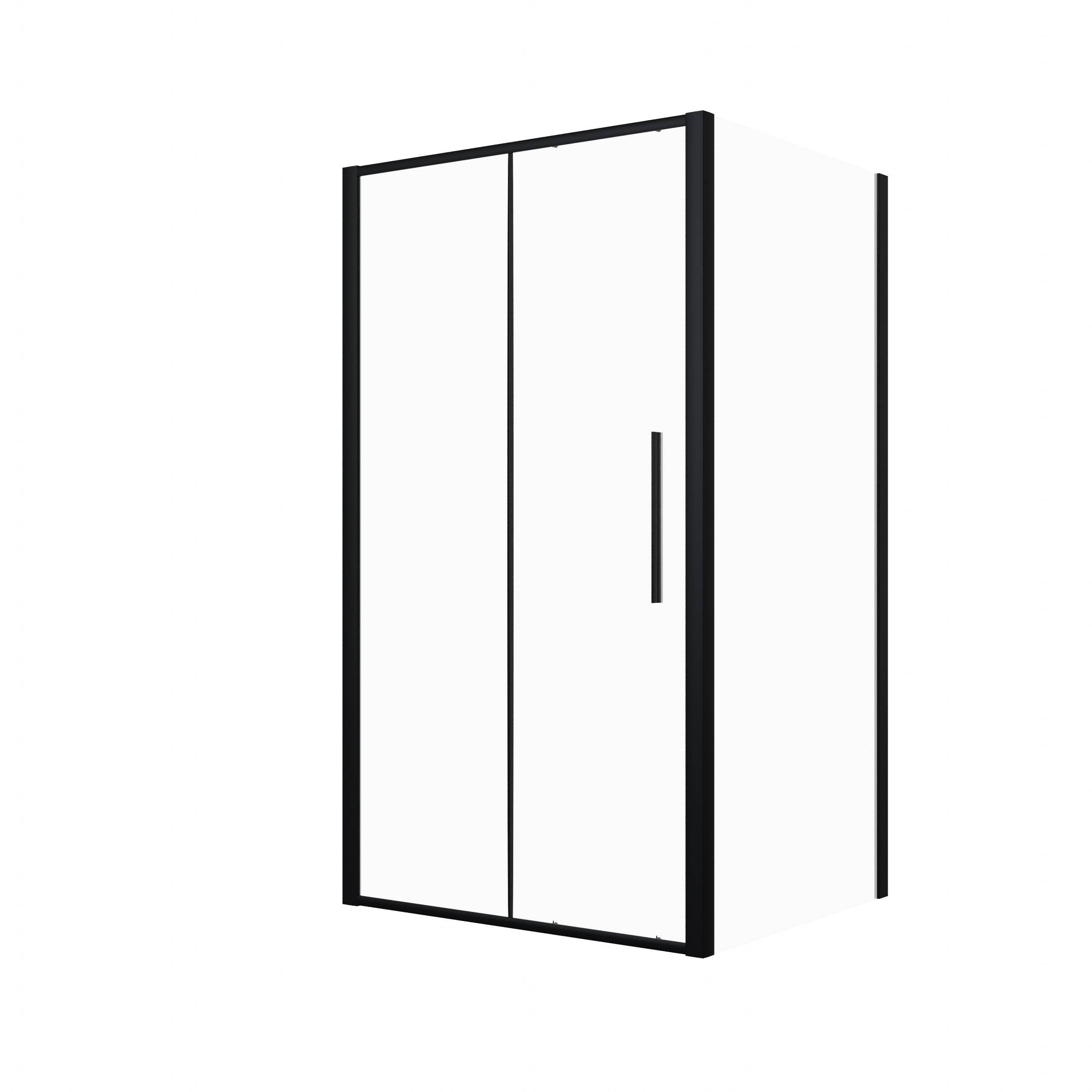 Kabina prysznicowa PYRUS prostokątna 70x110cm czarna SEVANTE