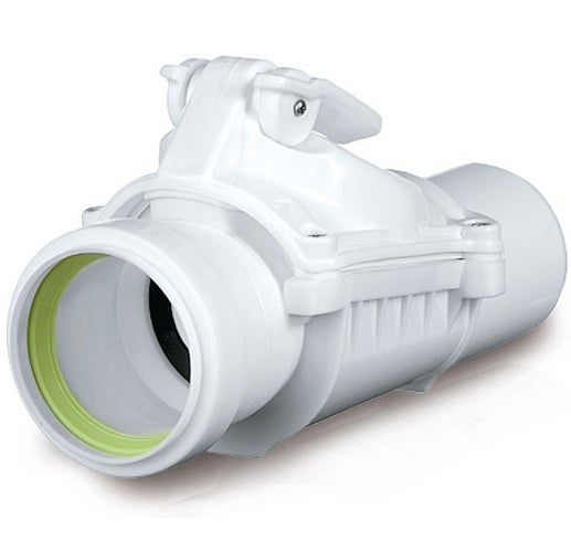Clapet Anti-retour En PVC 50 Mm Pour Système D'évacuation - Modèle Horizontal Ou Vertical, Transparent, Anti-refoulement - 3