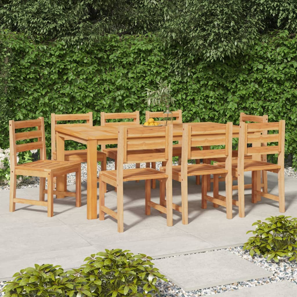 Sedie da giardino unità in legno massello di teak Leroy Merlin