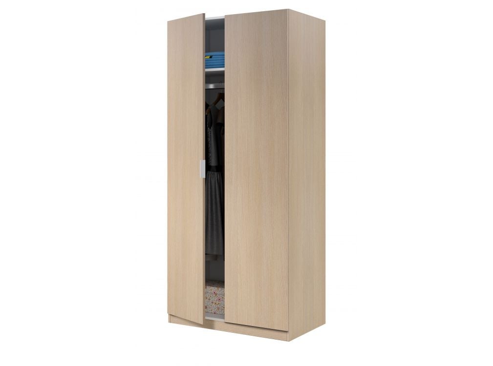 ARMÁRIO 2 PORTAS 180X81X52 CM CARVALHO - 4