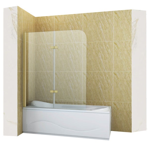 SILLA Parawan nawannowy MARION 2-skrzydłowy uchylny 80x140 cm ruchomy złoty