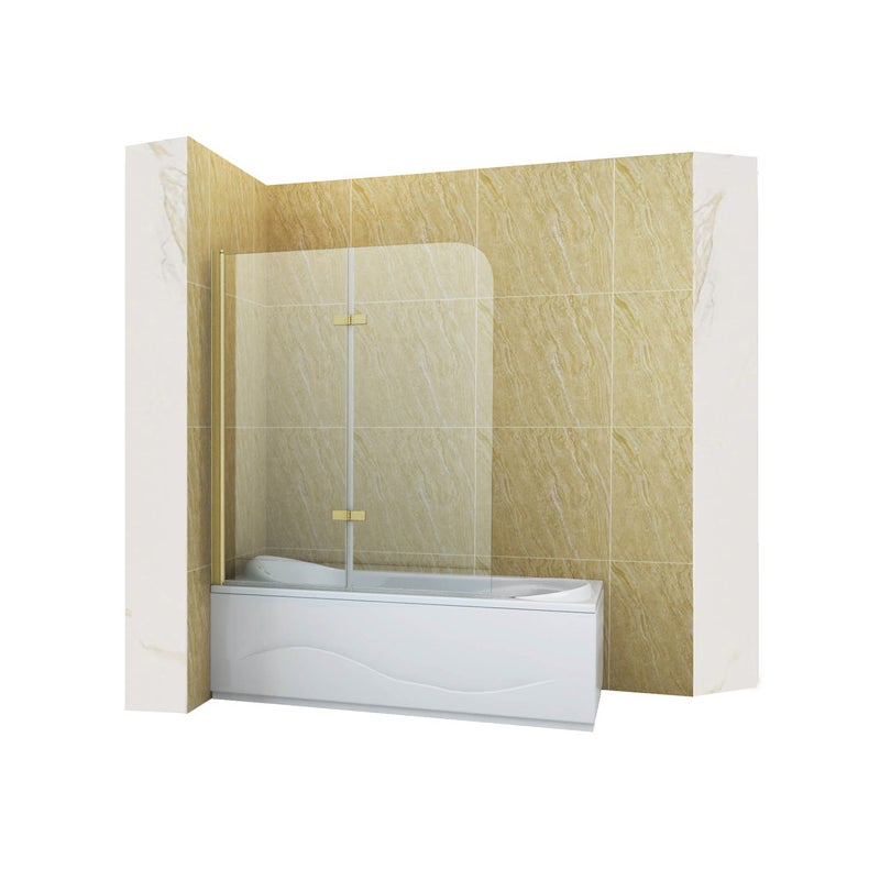 SILLA Parawan nawannowy MARION 2-skrzydłowy uchylny 80x140 cm ruchomy złoty