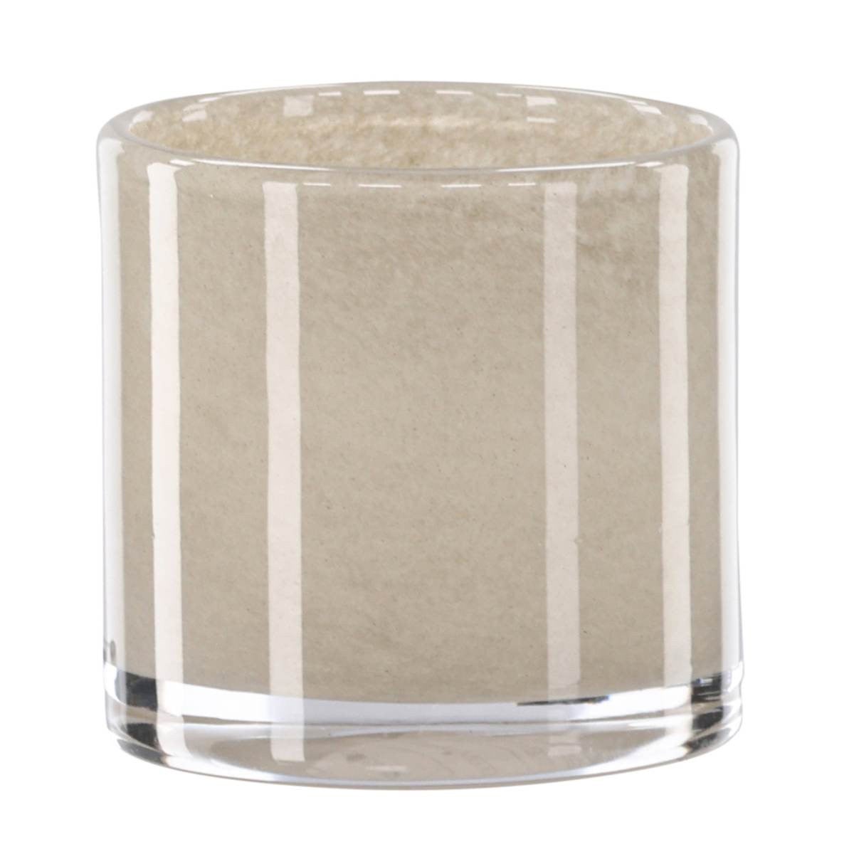 Glora świecznik tealight beżowy.