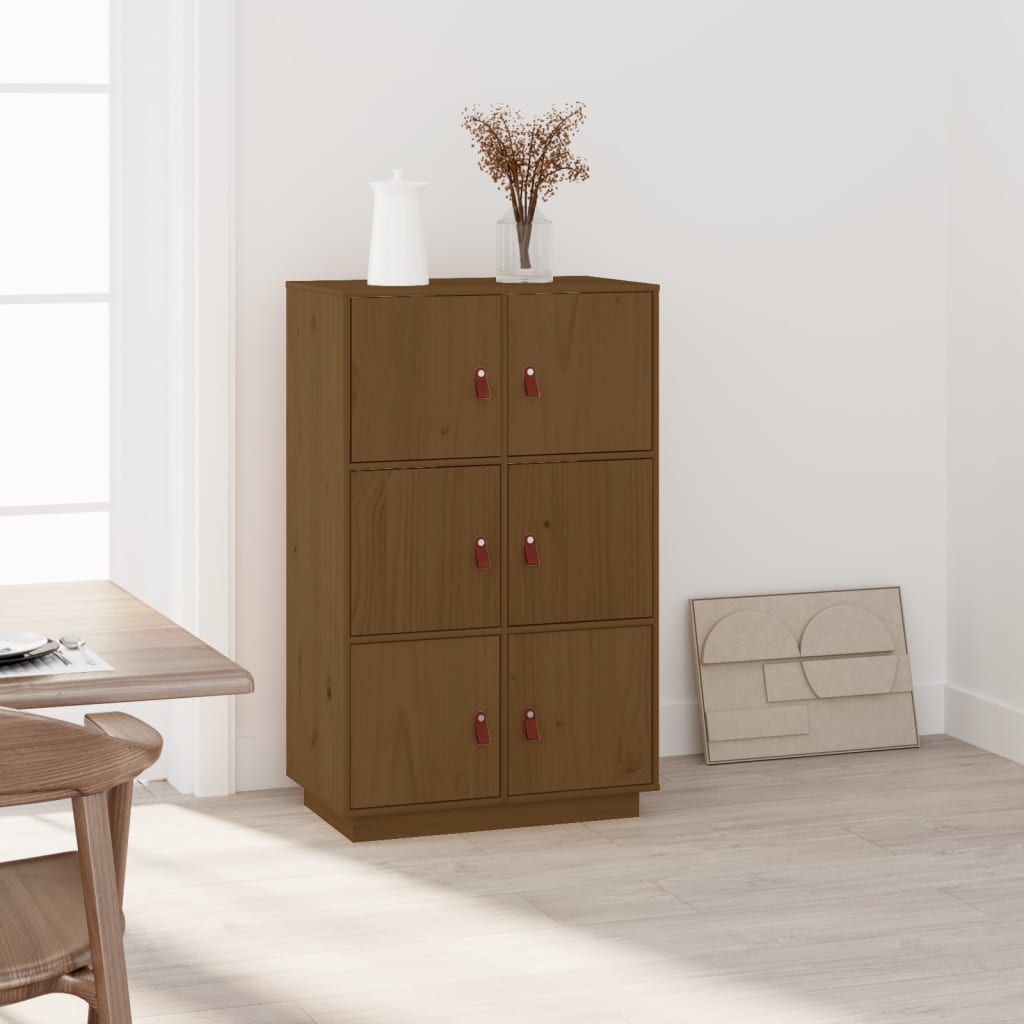 Buffet haut Marron miel 34x40x108,5 cm Bois massif de pin Qqmora yy5944 Buffet haut Marron miel 34x40x108,5 cm Bois massif de pin Qqmora yy5944