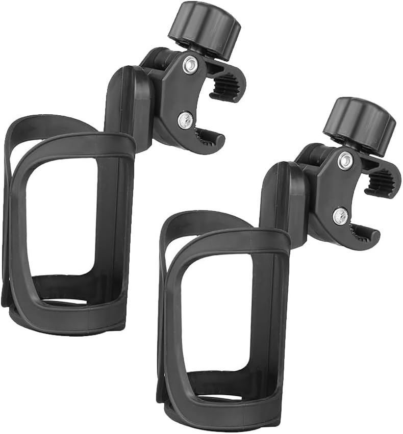 2 Portabicchieri Universali Per Passeggino - Regolabili 360°, Per Bici E Carrelli - Foto 9