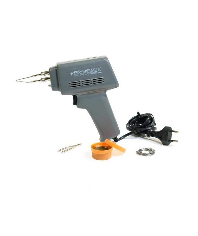 Pistolet à Souder électrique 100W - Avec 2 Pointes De Rechange - Température Max 400°C