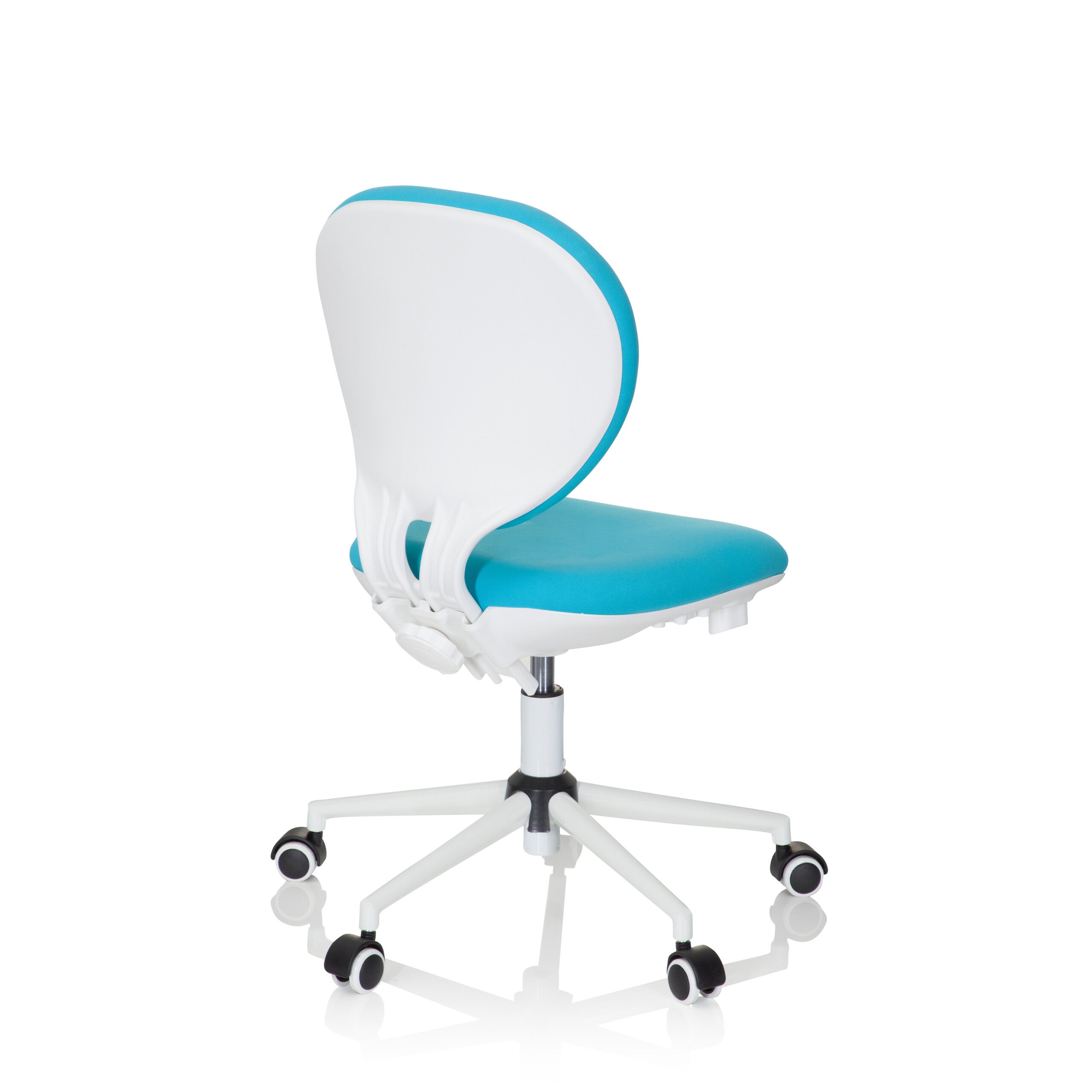 Sedia per bambini / Sedia da scrivania per bambini KID VIVO Tessuto Turchese hjh OFFICE - 7