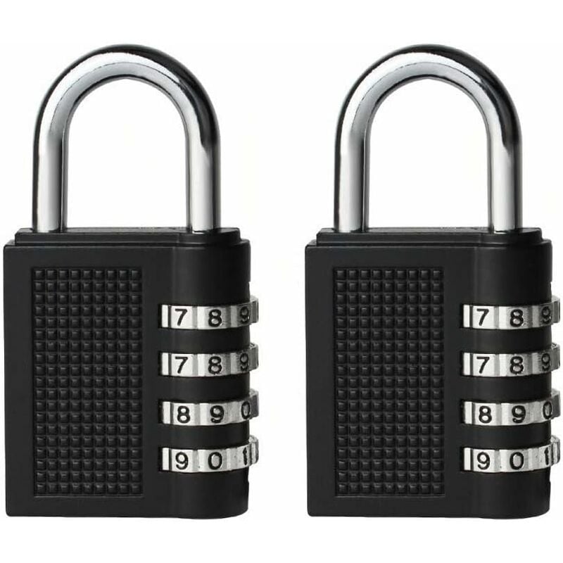 2 szt. Zamki Szyfrowe Kłódka Zewnętrzna Do Szafki Szkolnej Skrzynka Narzędziowa Kłódka Małe Połączenie Cyfrowe Brama Sportowa Resetowalny Kod