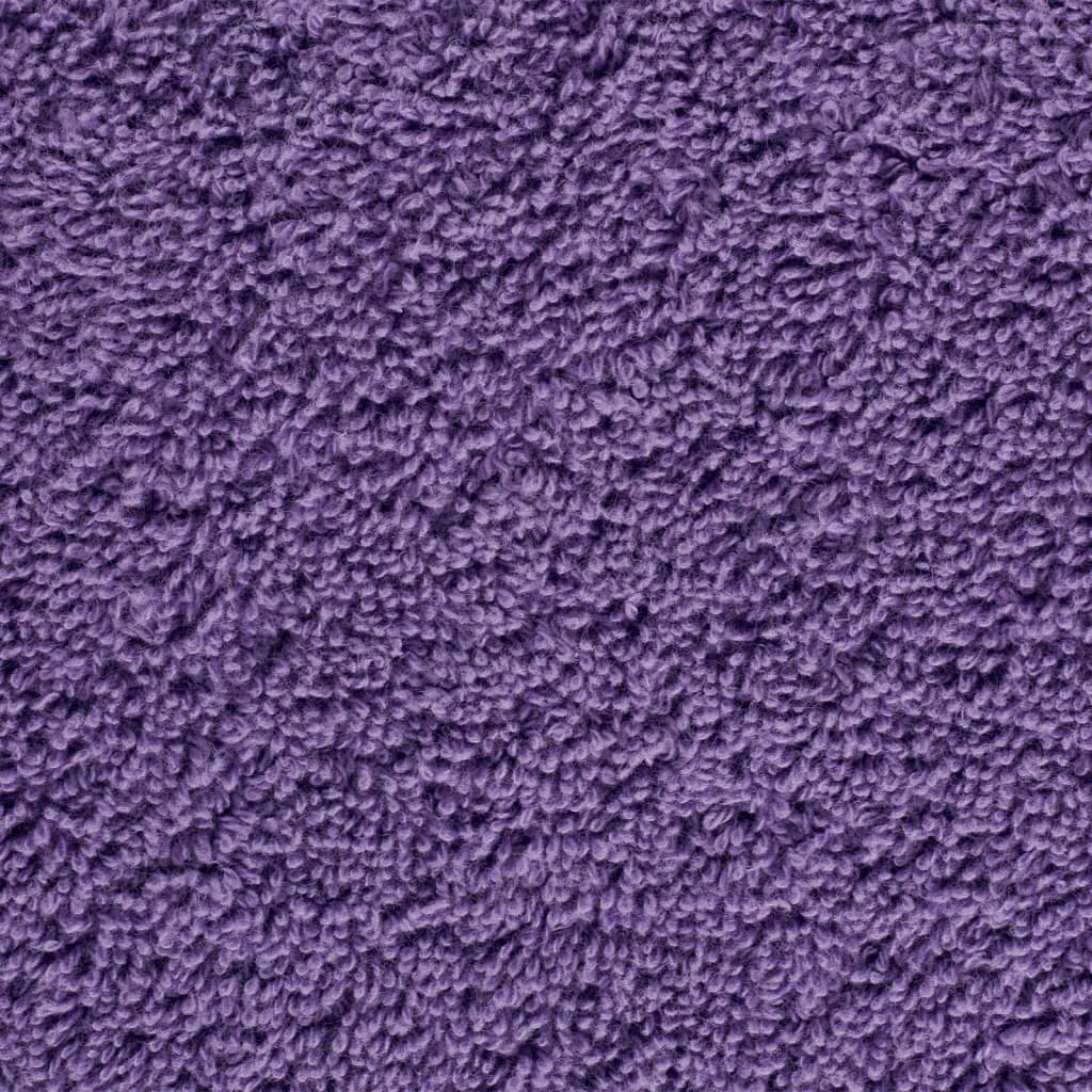 Asciugamani da Doccia SOLUND 2 pz Viola 70x140 cm 600 g/m² vidaXL - 5