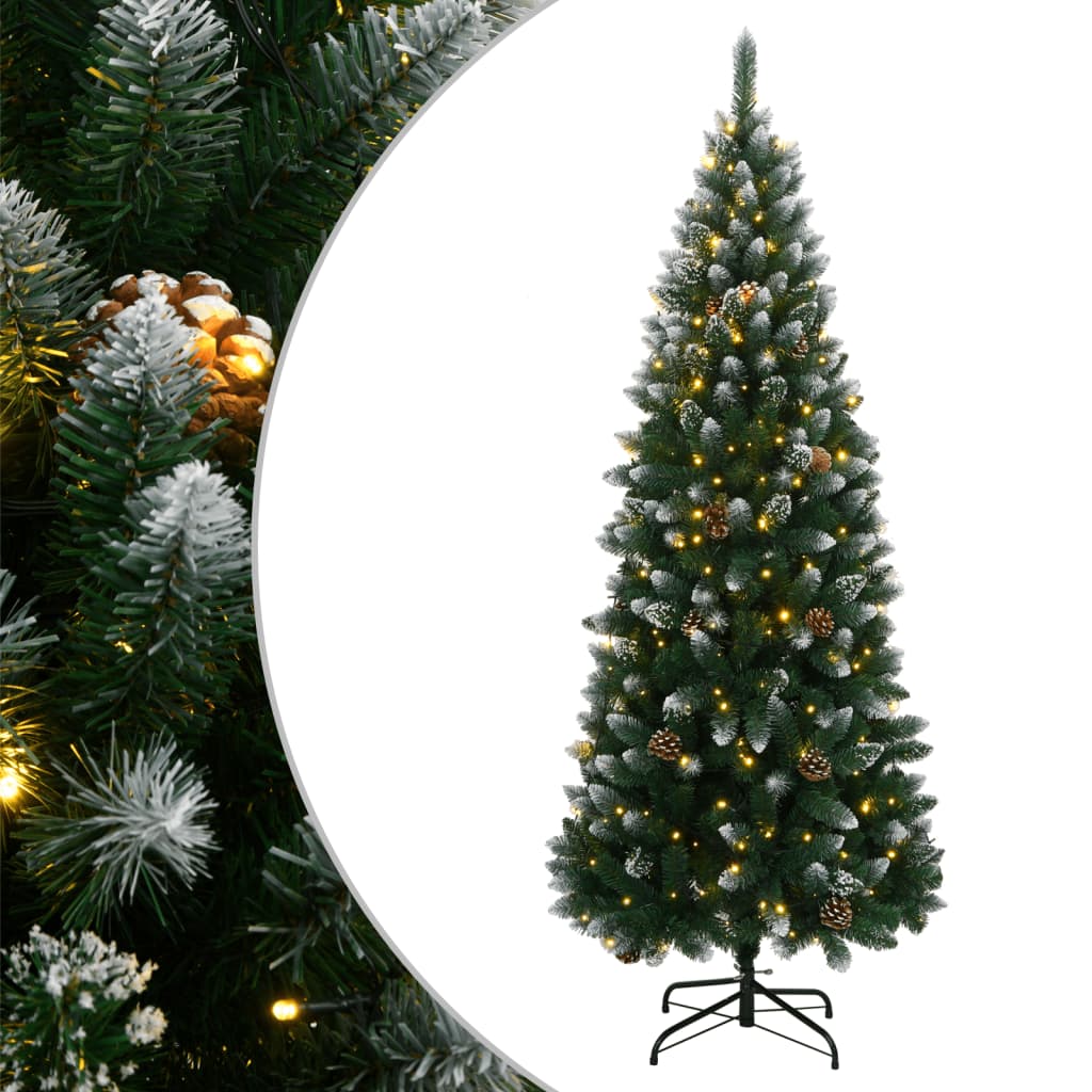 Sztuczna choinka, 150 lampek LED, 150 cm vidaXL