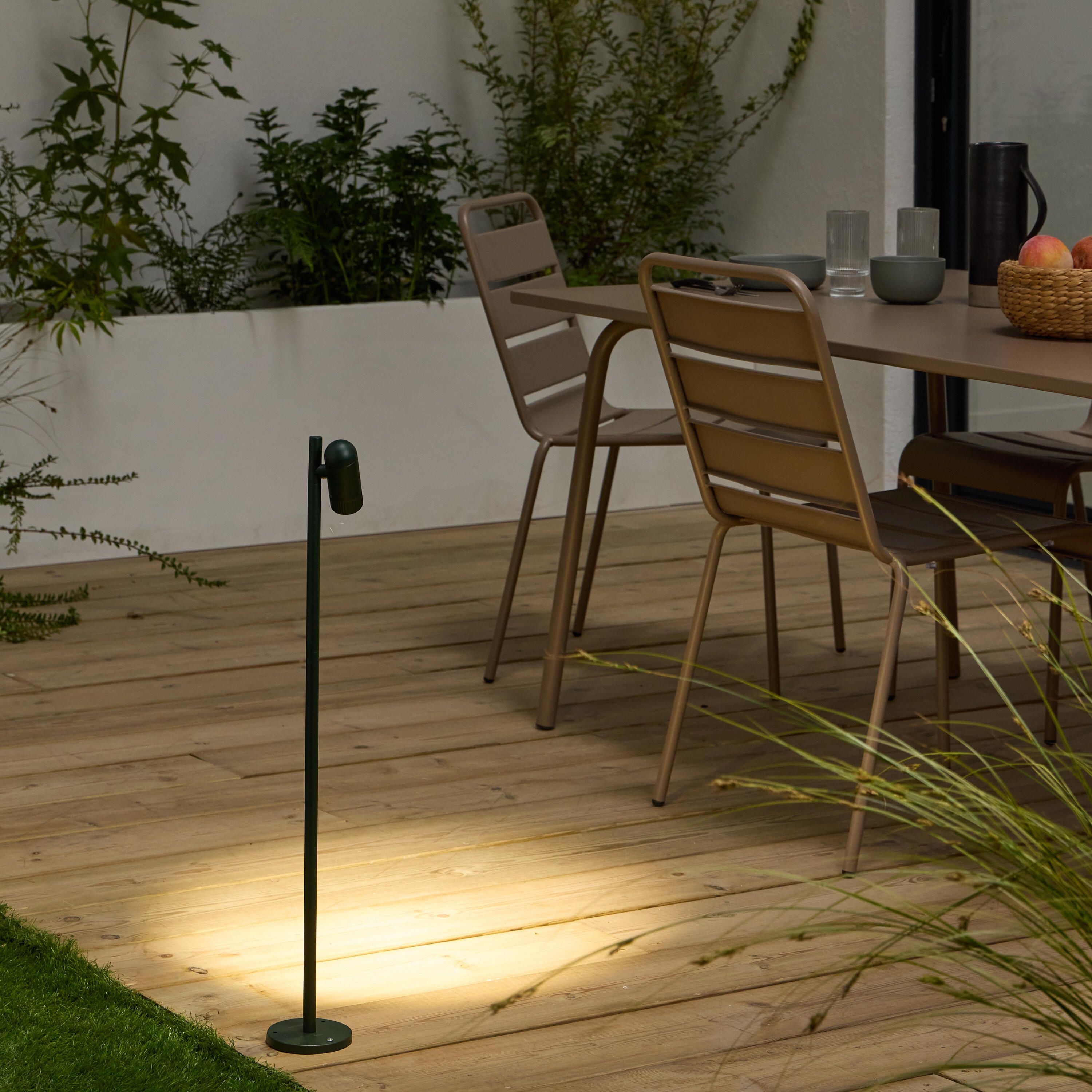 Reflektor zewnętrzny wbijany LED, 670 Lm biały neutralny, zielony Afti INSPIRE - 3