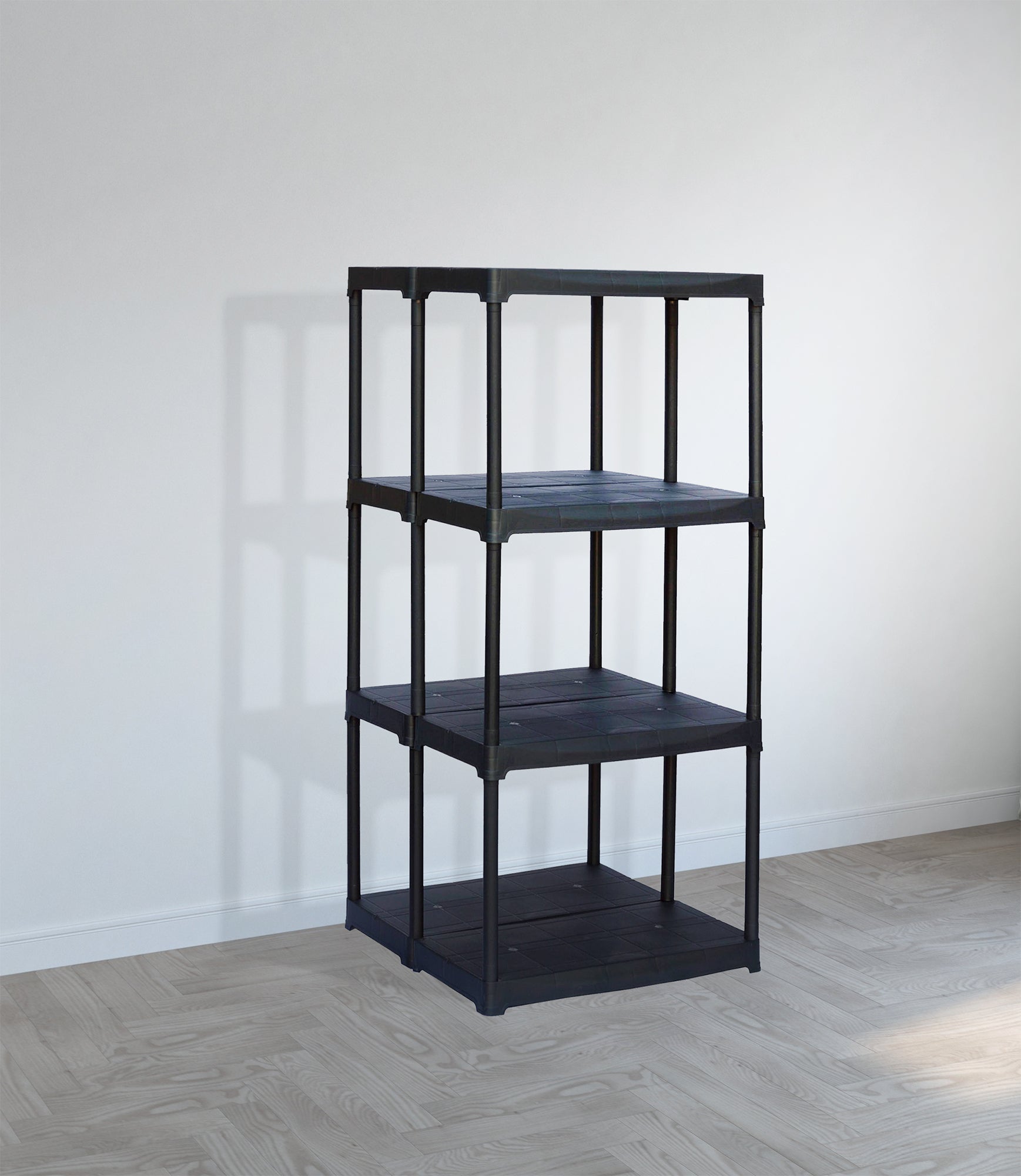 Armario de exterior Ostenda, Estante de exterior, Armario de balcón multiusos, Mueble de exterior, 100% Made in Italy, Antracita, 60x59h133 cm - 4