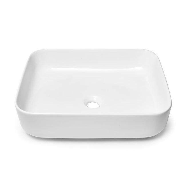 Swiss Aqua Technologies Lavabo Infinitio freestanding 50 x 39 x 13 cm senza troppopieno, bianco (SATINF5039)