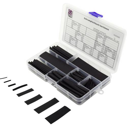 Kit de Gaines thermorétractables 385 pièces, Ensemble d'enveloppes de câbles isolées pour travaux électriques Kit de Gaines thermorétractables 385 pièces, Ensemble d'enveloppes de câbles isolées pour travaux électriques