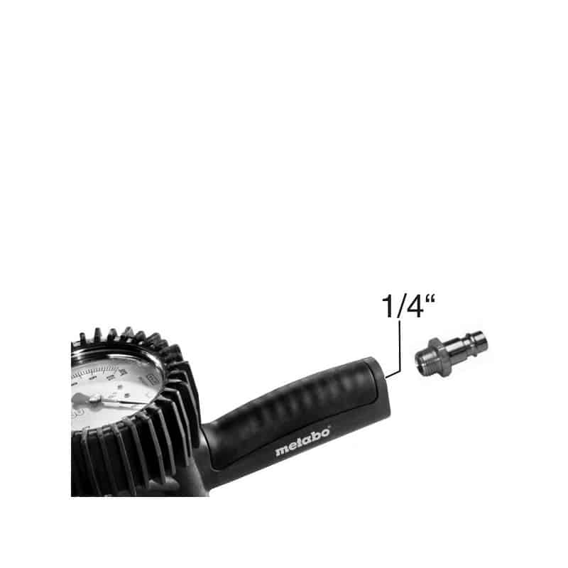 Pistolet do pompowania Metabo RF 60 ciśnieniomierz i adapter uniwersalny - 3