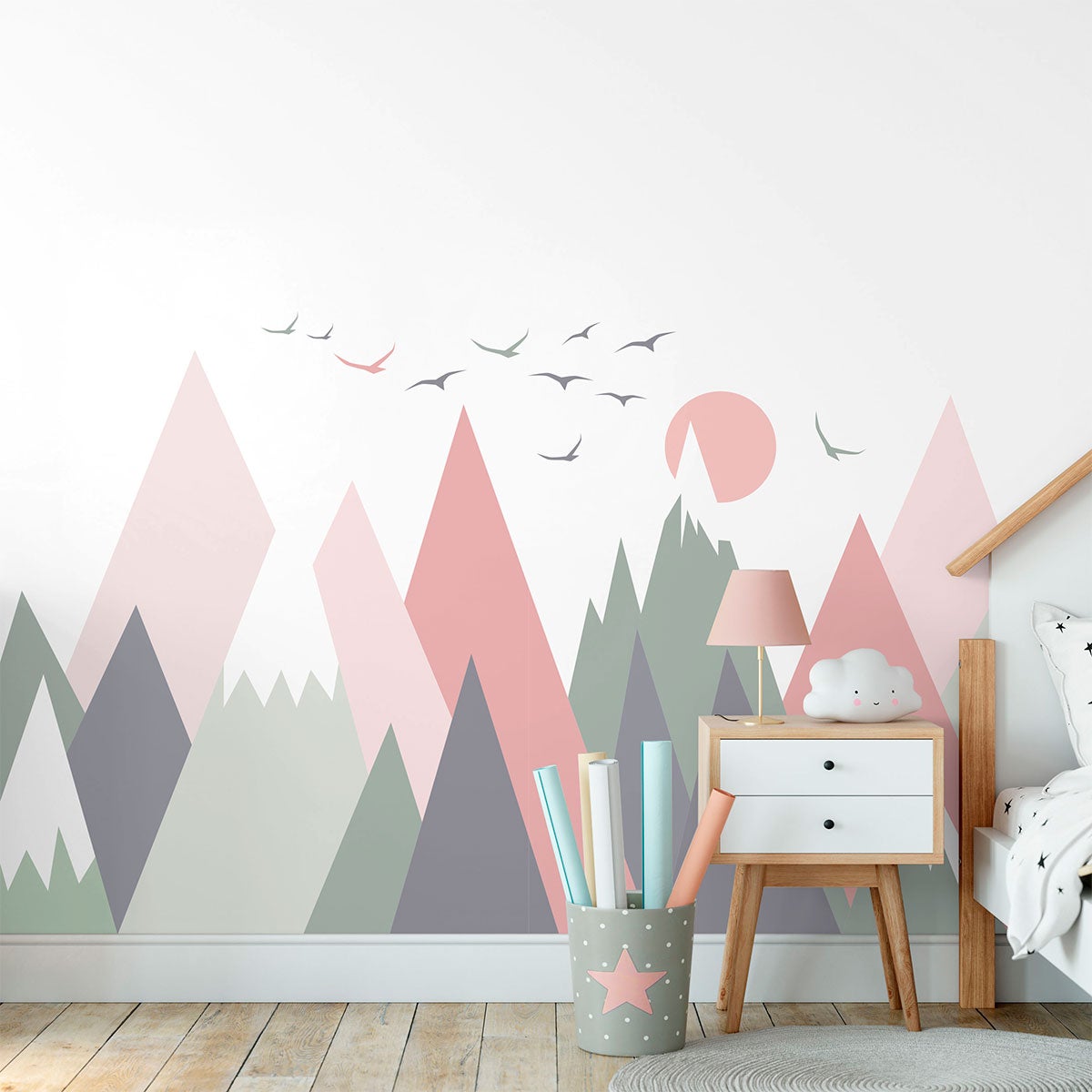 Adesivo bambino di montagna scandinavo odeka - Sticker adesivo - adesivi murali - 60x90cm - 7