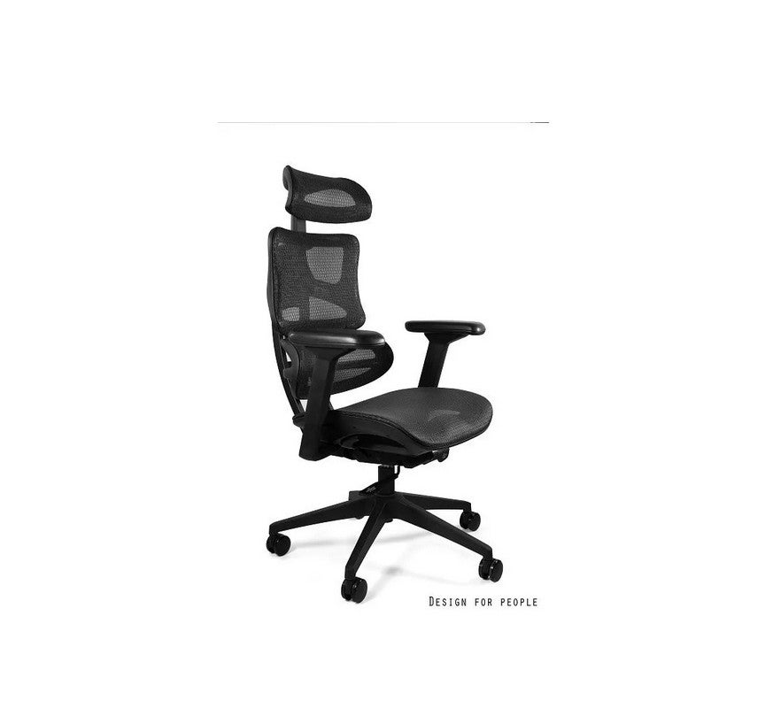Fotel biurowy ERGOTECH czarny