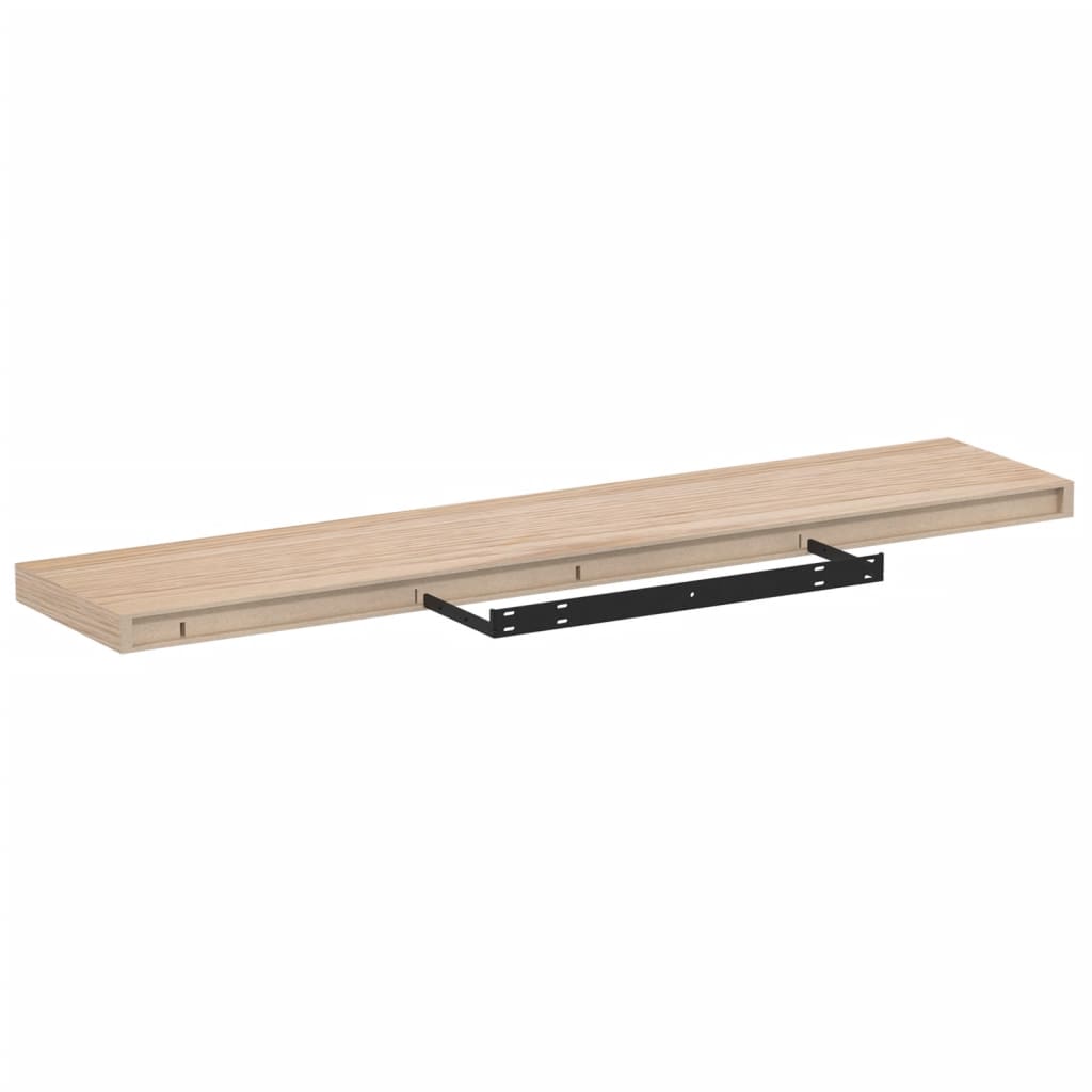 2 pcs Étagères murale | Étagère flottante | Étagères de rangements 110x23,5x4 cm bois d'ingénierie CFW56447 - 5