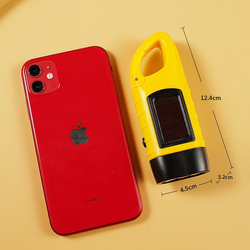 Torce elettriche ad energia solare, torce elettriche a LED ad energia solare e torce elettriche a manovella, luci di emergenza esterne ricaricabili - - 4