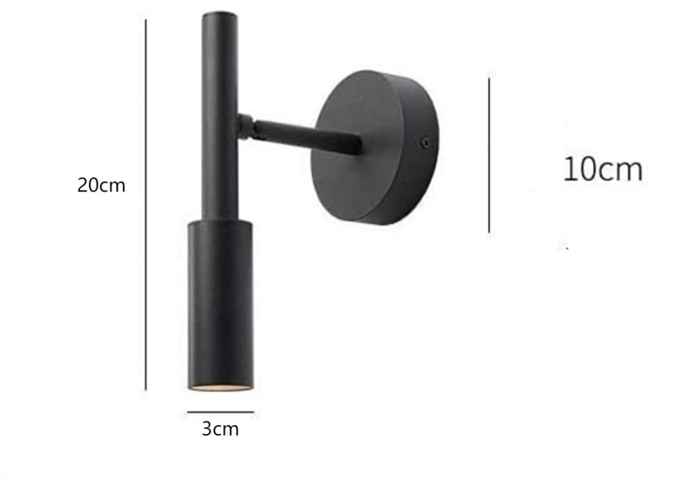 Applique Murale LED De Style Simple, Lampe Chevet For Chambre À Coucher, noir,Salon, Ampoule For Couloir D'hôtel, Allée, Escalier, Ménage Protection d - 2