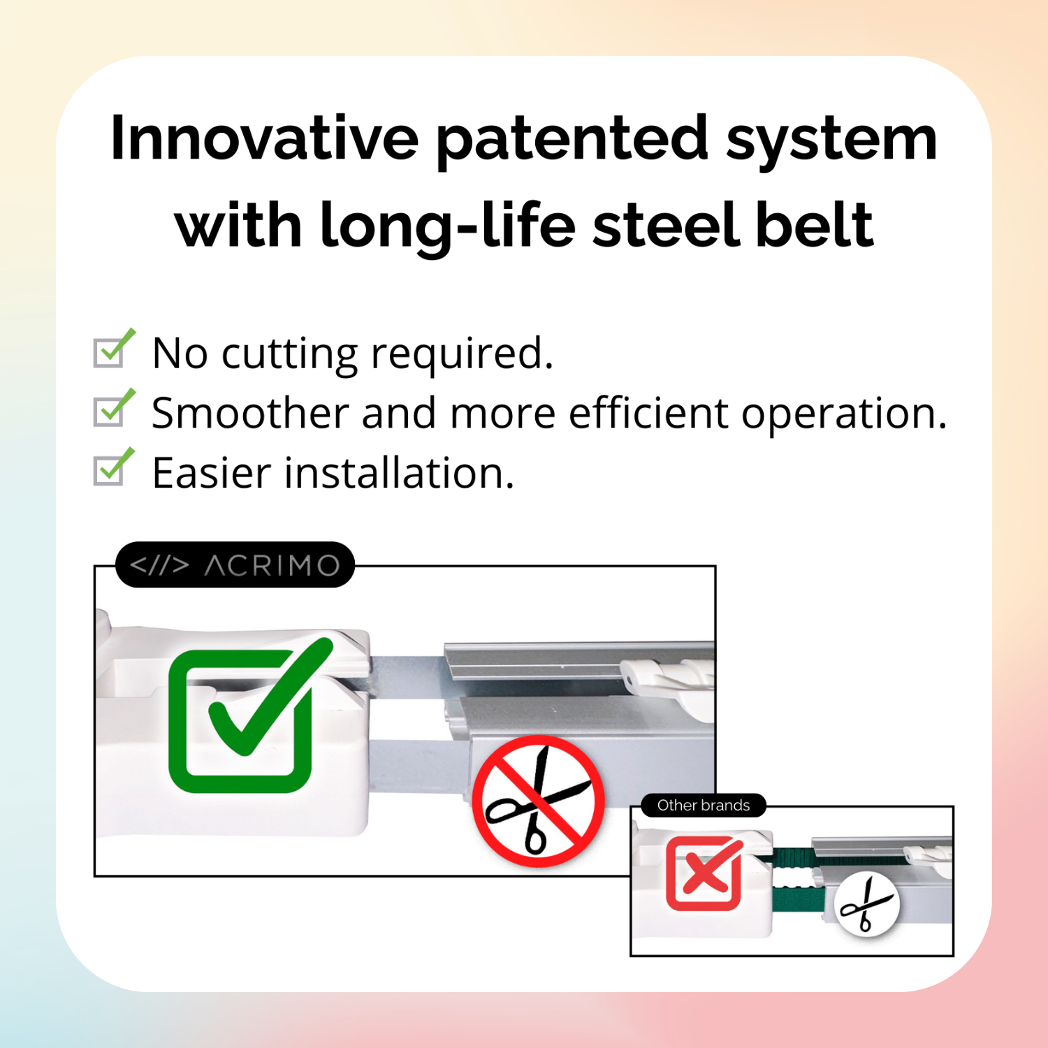 ACRIMO Kit Binario Tende Motorizzato Pannello Solare 4m - 3