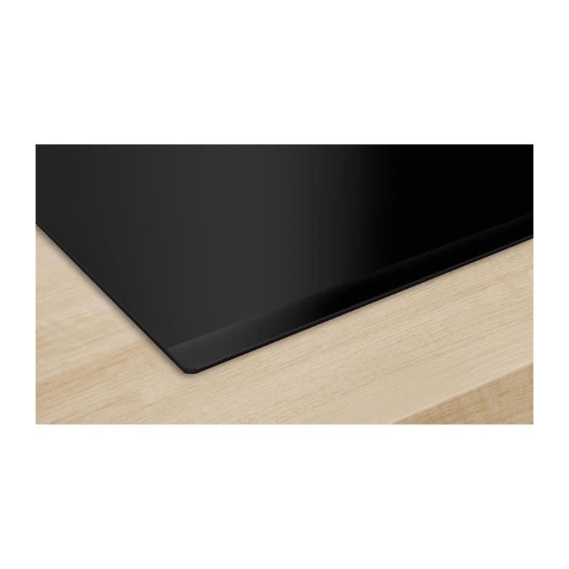 Table induction 60 cm - BOSCH Série 6 - 4 foyers - Noir - H5,1 x L59,2 x52,2 cm - PIE631HB1E - 4