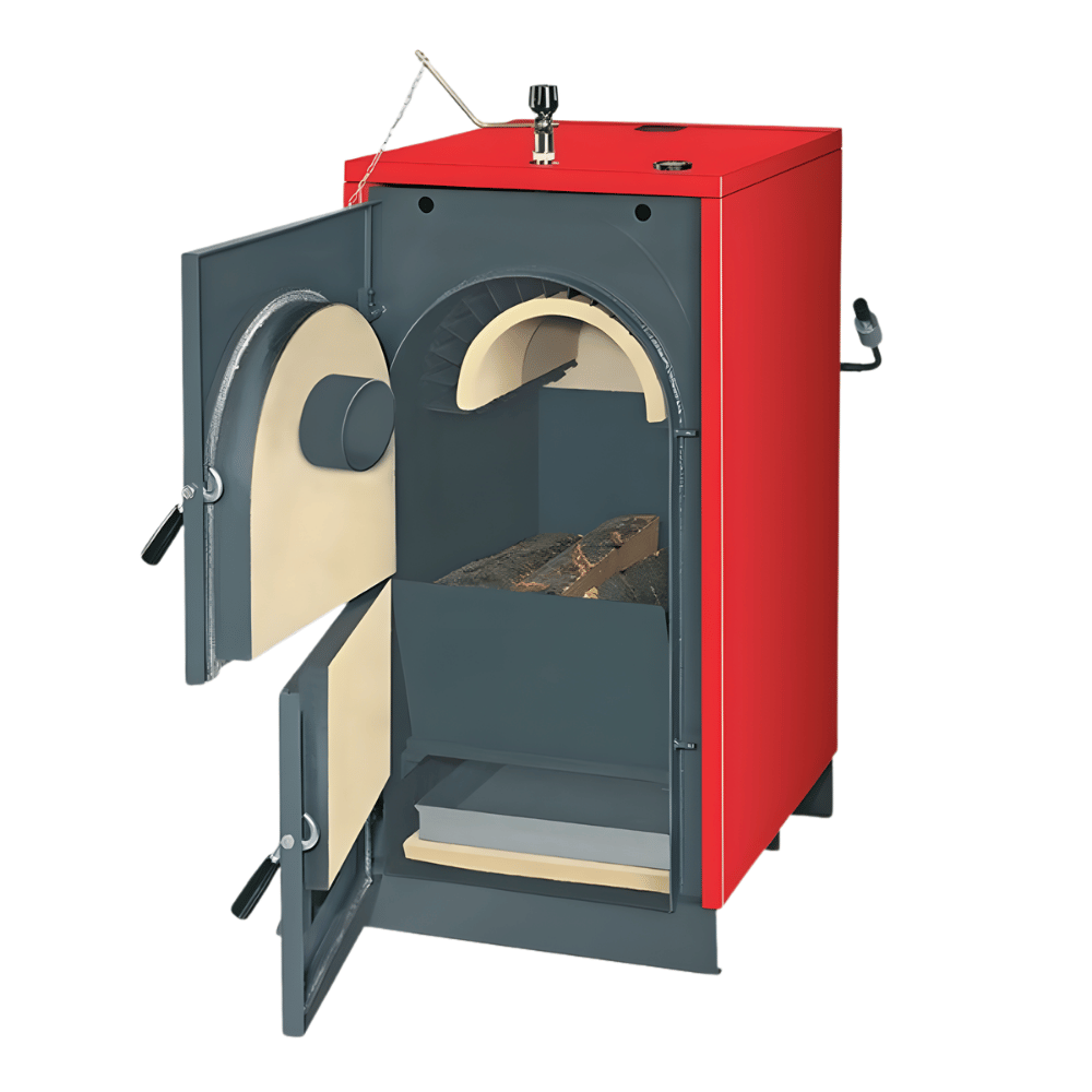 Pacchetto caldaia a legna Unical Fokolus FK 40 + Serbatoio tampone 1000 litri - 7