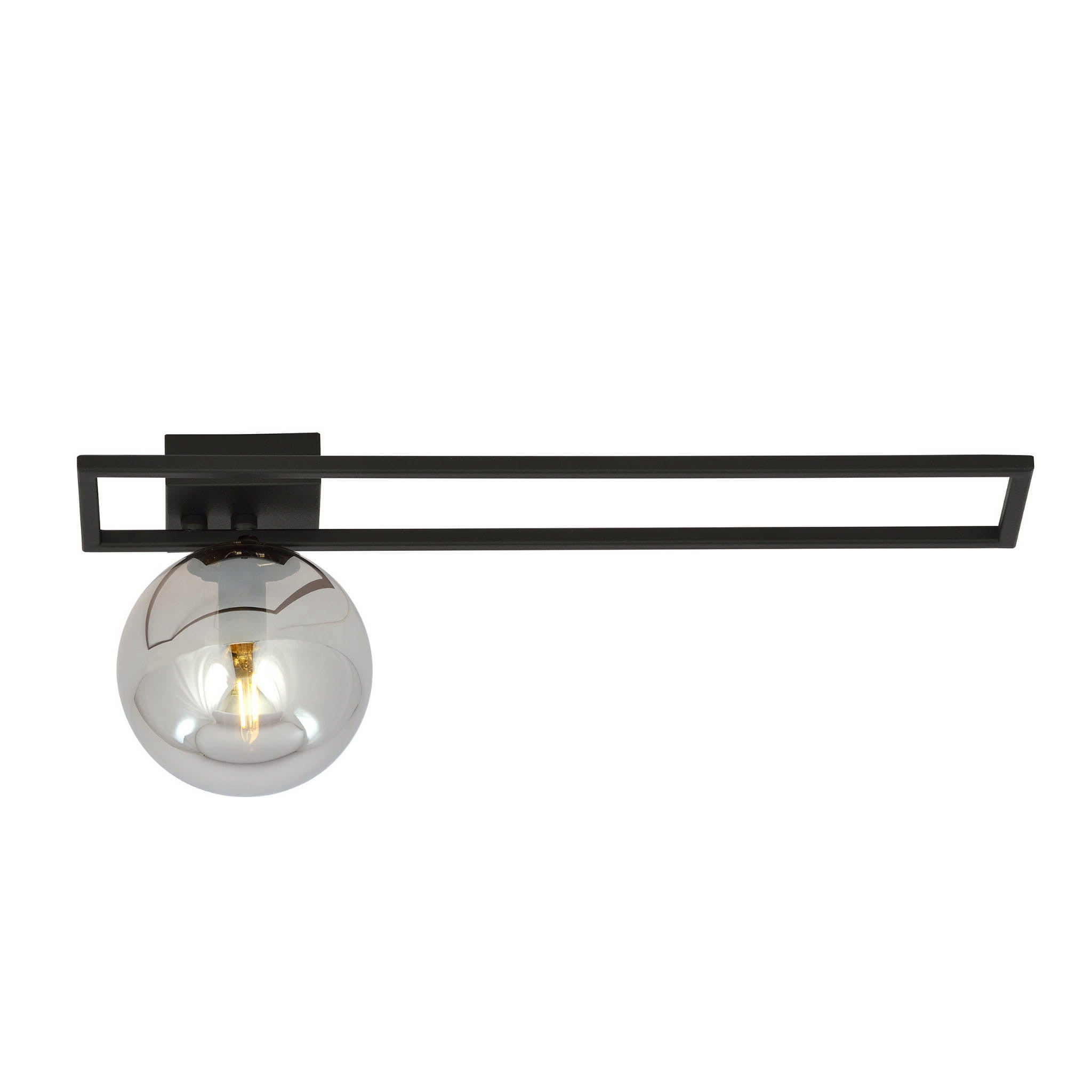 Lampa sufitowa Imago grafitow-czarna 1xE14x10W wym: 21 x 50 cm metal Emibig