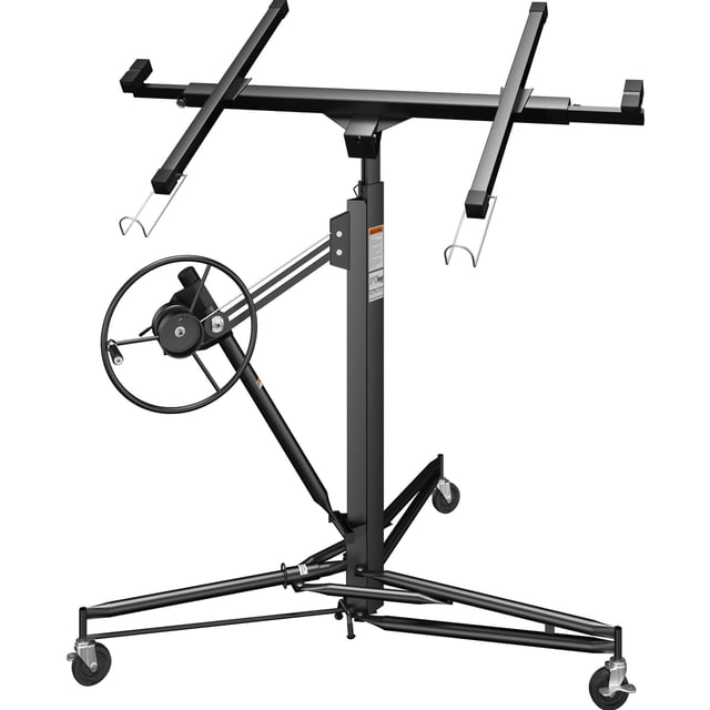 Grúa Elevador Placa Paneles Yeso Ayuda Montaje Montacargas portátil Negro XXL