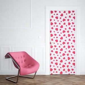 Autocollant Mural TULUP 'Talons Rouges' - 95 X 205 Cm - Gris - Sticker Vinyle Repositionnable