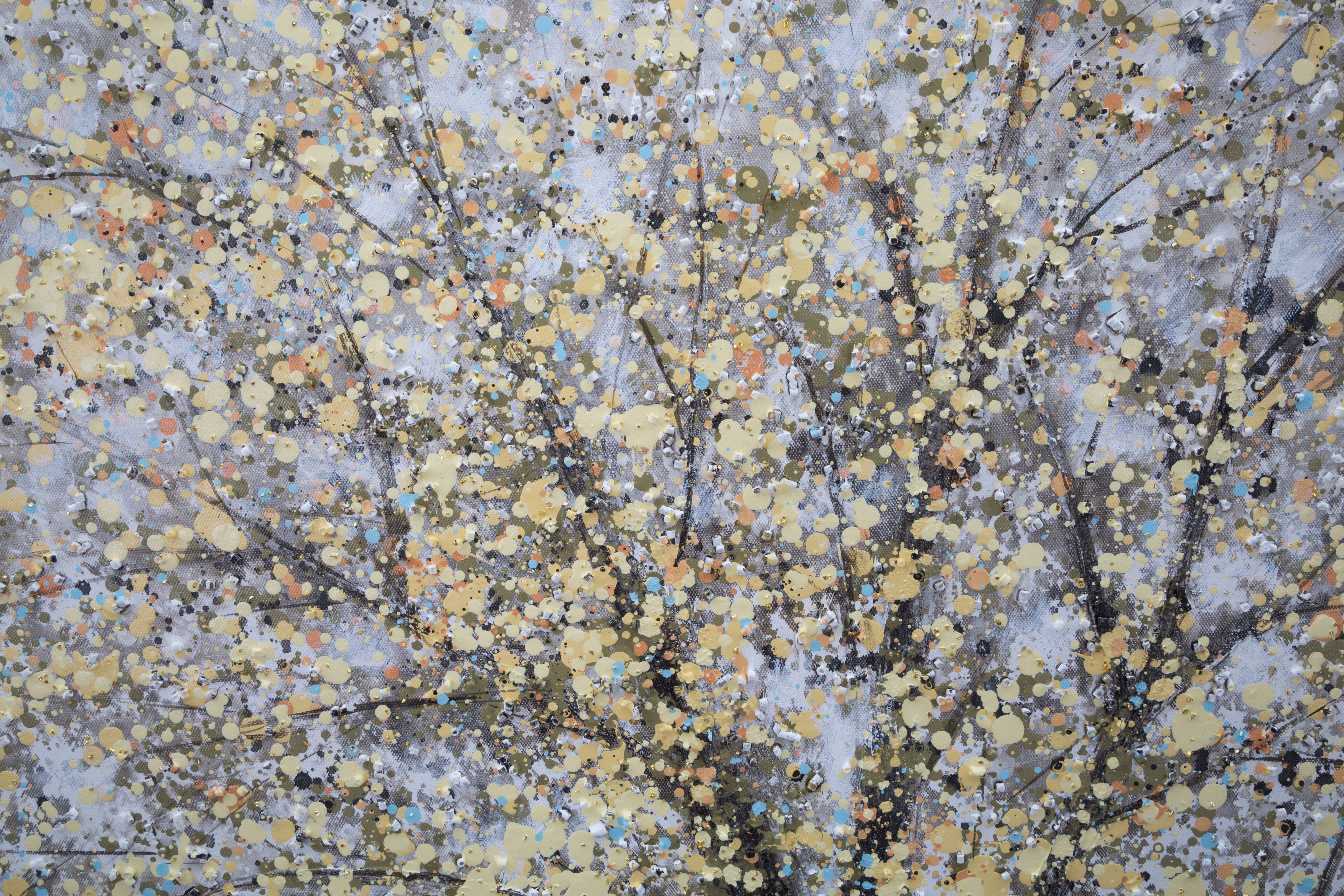 PEINTURE MURALE FAITE MAIN ARBRE SIMPLE -A- CM 80X3,8X120 - 6