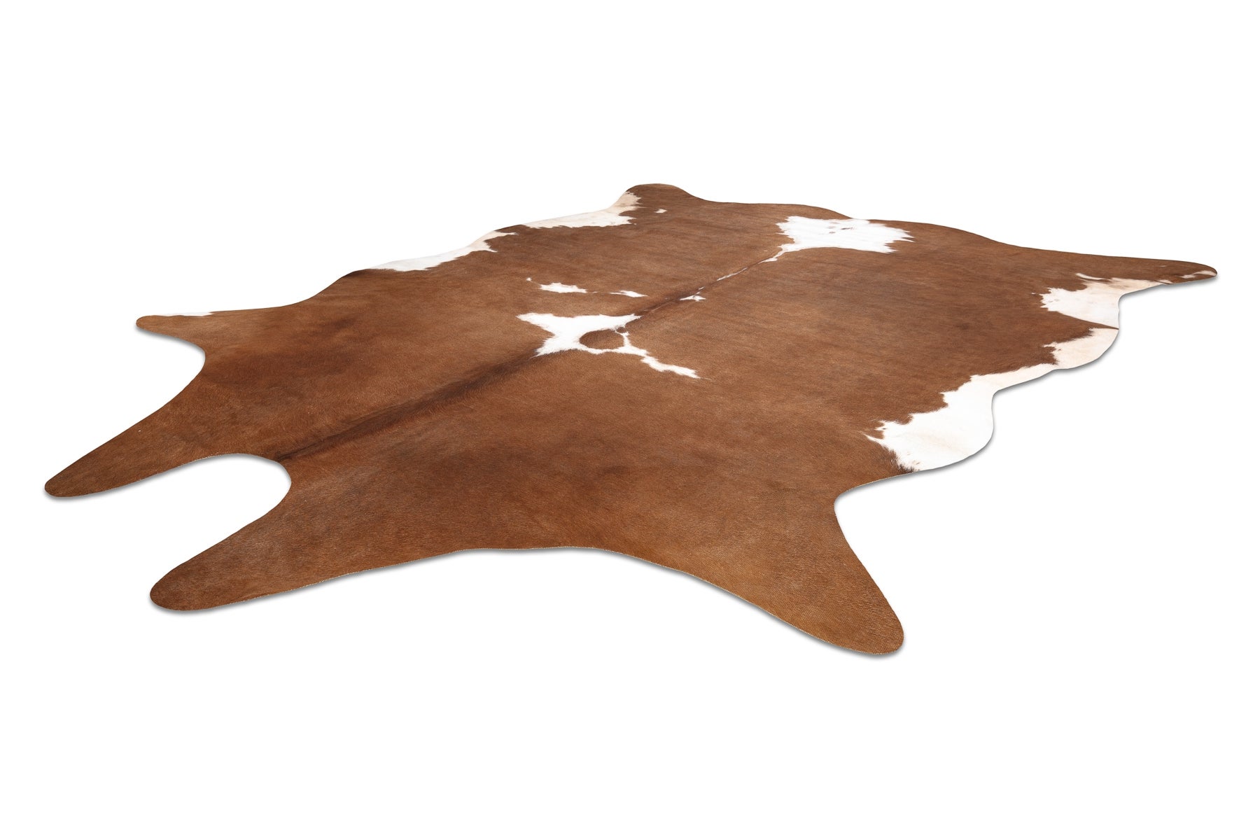 Tapis Imitation Peau de vache, Vache G5070-2, marron cuir 100x150 cm - 3
