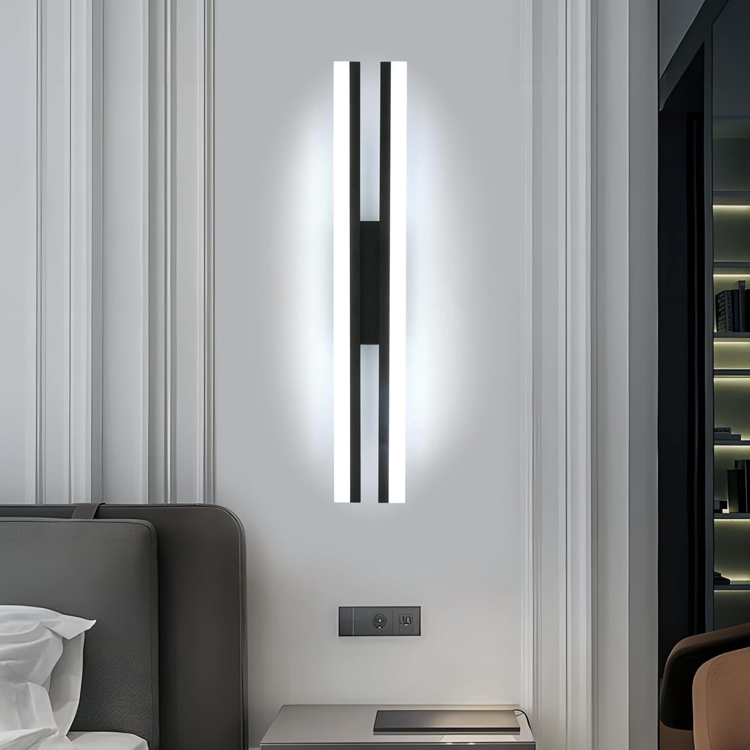 Applique Da Parete LED - 16W, Luce Calda 3000K, Design Moderno Per Interni - Foto 7