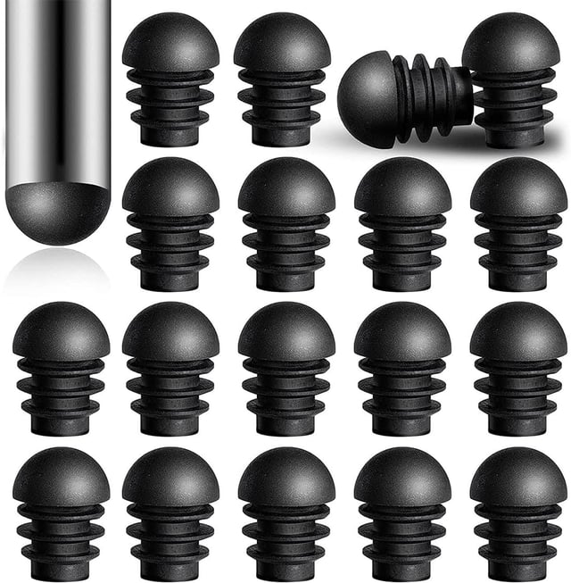 10 Embouts De Pieds De Chaise En U – Noir – Diamètre 19mm – Uxcell – Neuf