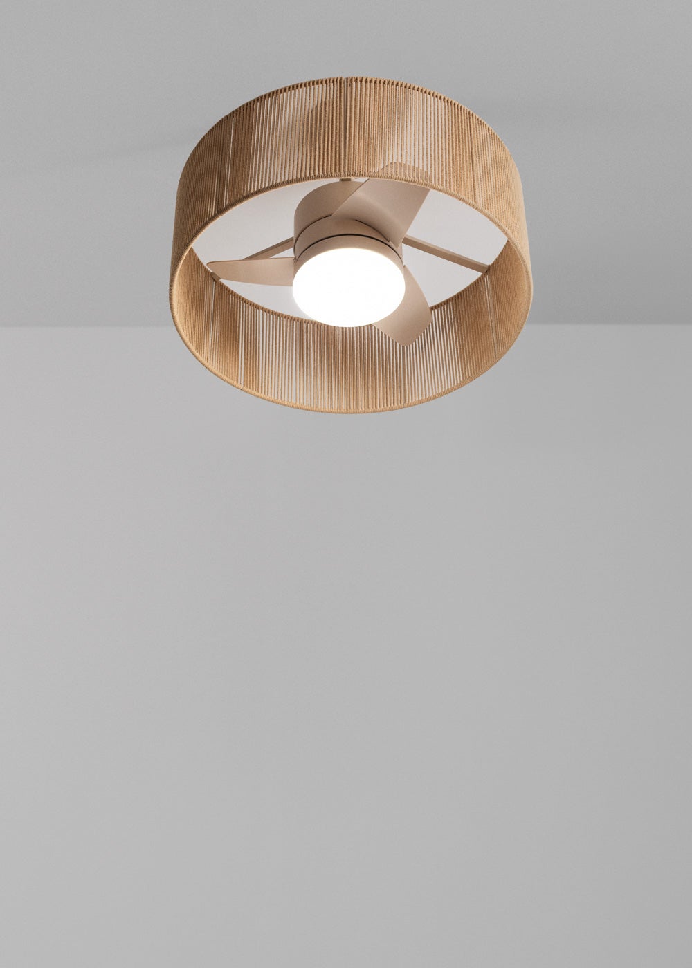 WIND LAMP WOVEN Ventilateur de plafond silencieux 25 W avec éclairage LED Ø 55 cm - 2