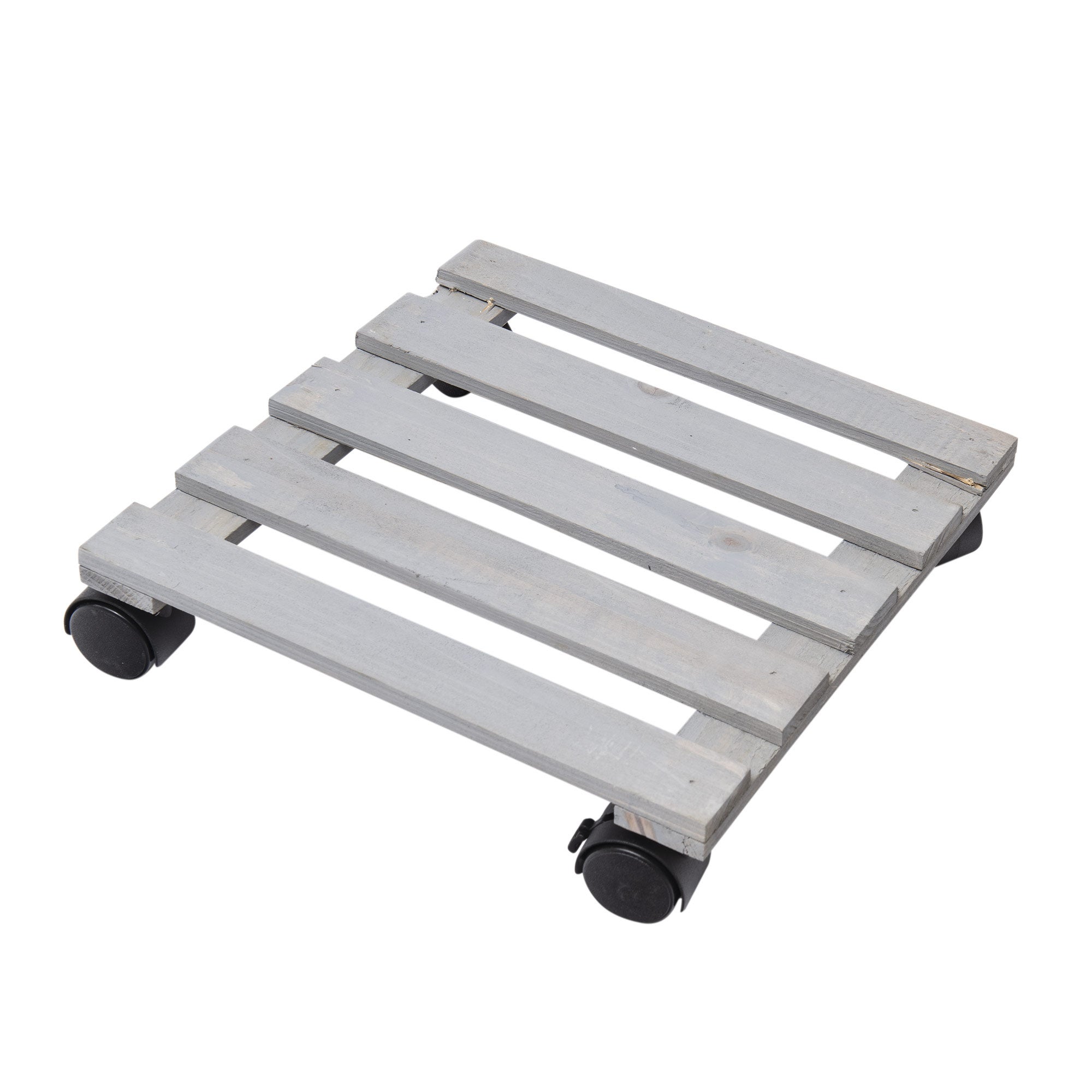 Porte plante carré à roulette WERKA PRO 30x30cm | Tecnomat / ex Bricoman