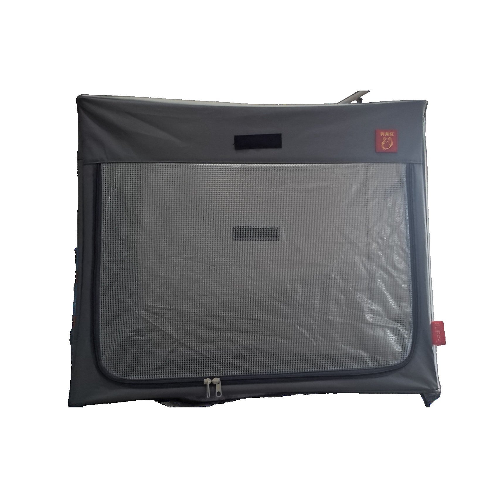 Cusca de uscare pentru animale Flippy, textil, gri, 62 x 40 x 50 cm