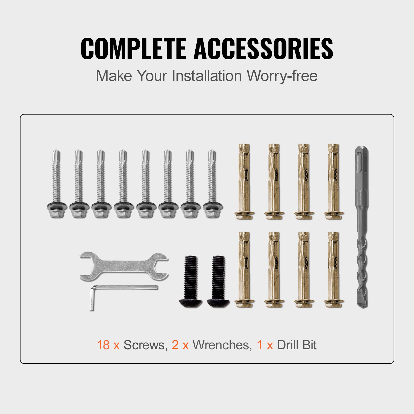 Rampe Escalier Fer Forgé VEVOR 1-3 Marches Main Courante,Réglable 45 cm,Garde-Corps Extérieur,pour Jardin Porche Balcon Portail Balustrade Rambarde - 6