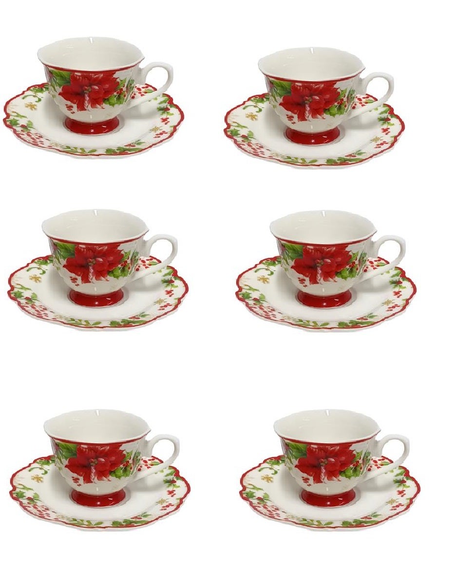 Ritzenhoff & Breker Venezia - Set di 6 ciotole per cereali, 500 ml, 6 persone, 14 cm, elegante ciotola in porcellana con rilievo effetto ciottolo