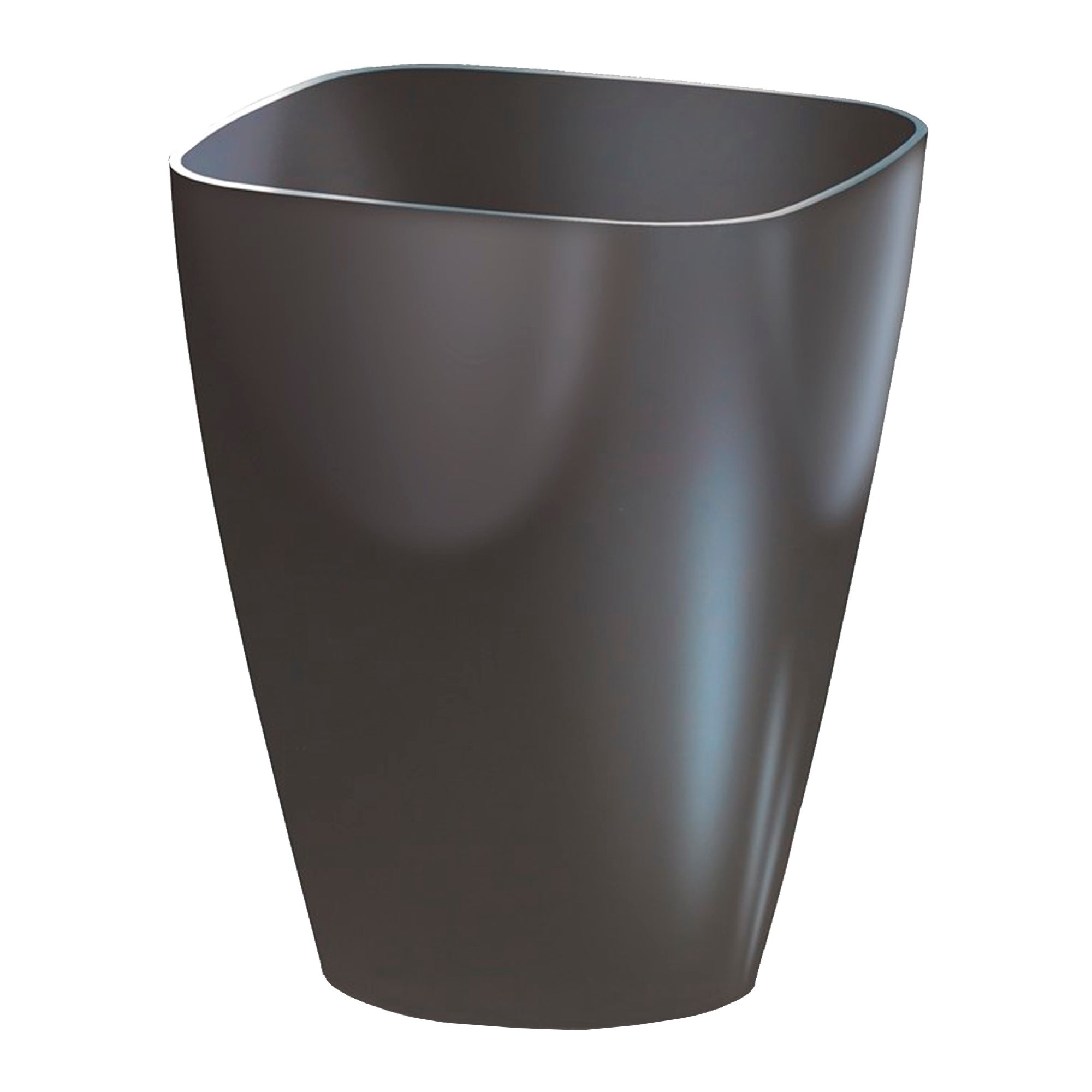 Prosperplast Coubi Orchid – Vaso Portaorchidee In Plastica Bianco 1,6L – Design Moderno 13,2x13,2x16,5 Cm
