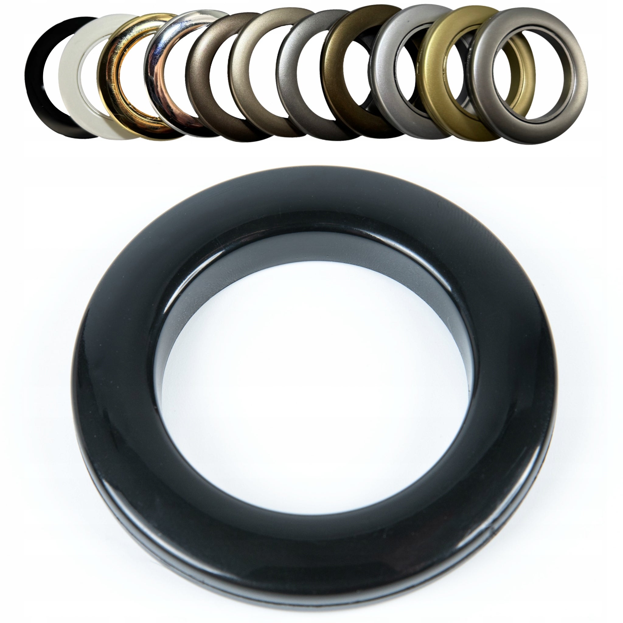 Kółko przelotka do zasłon kółka oczka plastikowe przelotka do firan zasłon 35x55 RANPLAST