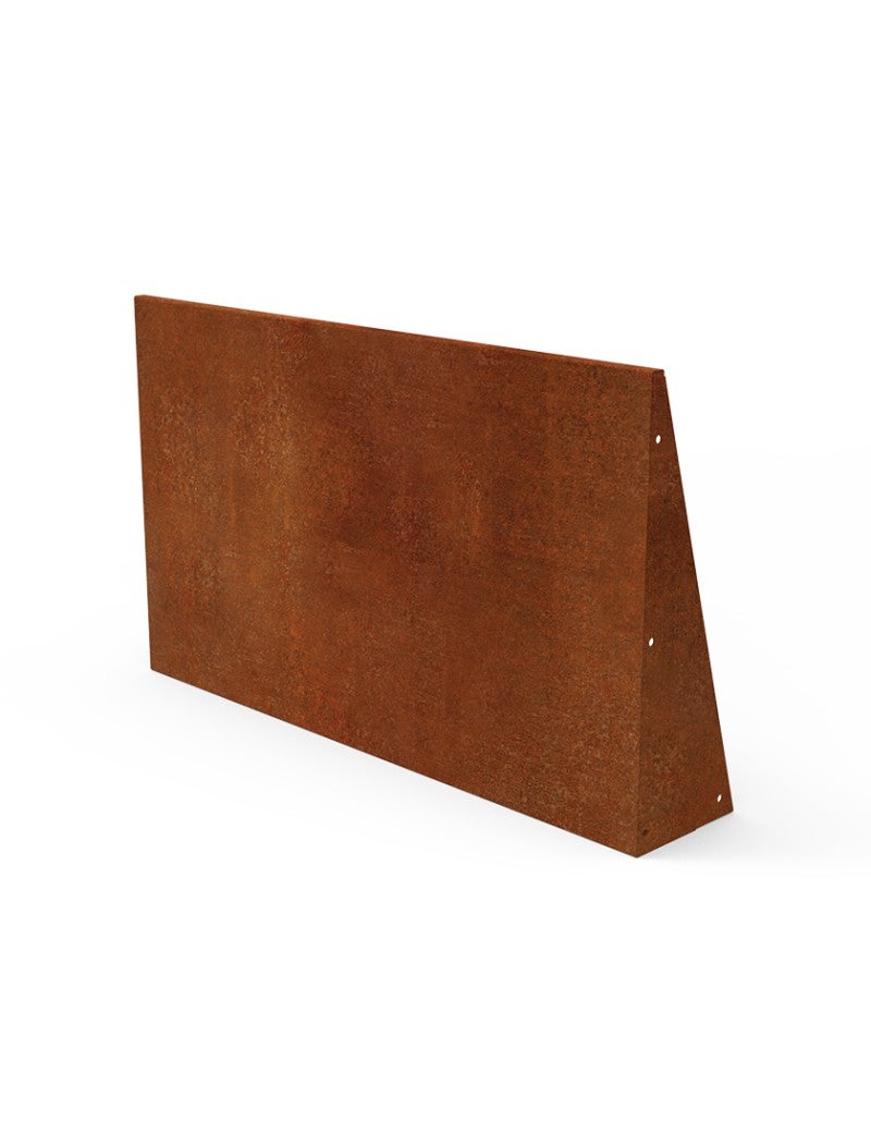 Mur de soutènement en Métal Acier Corten Premium L.100 x H.60 cm - madecoupesurmesure - 3