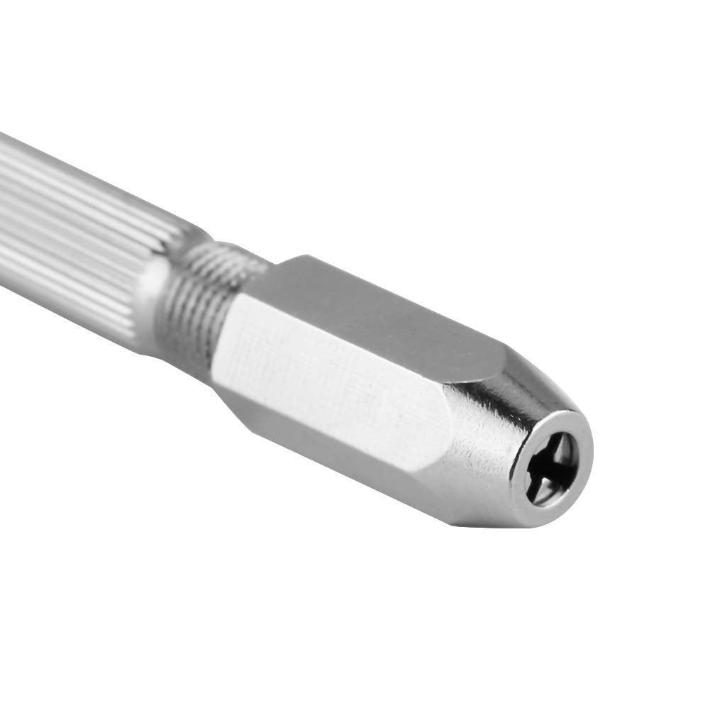 MINI MICRO PERCEUSE MANUELLE À DOUBLE EXTRÉMITÉ POUR ÉTAU DE PERÇAGE À MAIN POUR LES AMATEURS DE TRAVAIL DU BOIS - 6