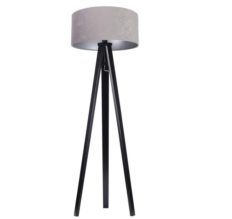Lampa stojąca HOME 50 szara/srebrna/czarna